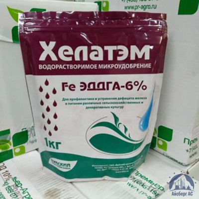 Удобрение ХЕЛАТЭМ Fe 6 Fe EDDHA (ЭДДГА) 6 %