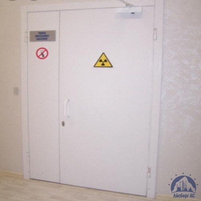 Рентгенозащитная алюминиевая дверь 1070х2080-1 мм купить  в Ярославле