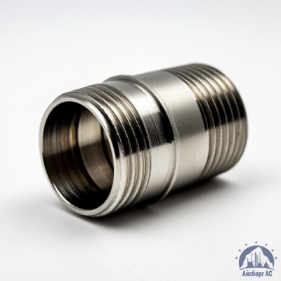Ниппель переходной нержавеющий DN 32х15 1 1/4"-1/2" 42,4х21,3 мм AISI 316 двойной НР-НР купить в Ярославле